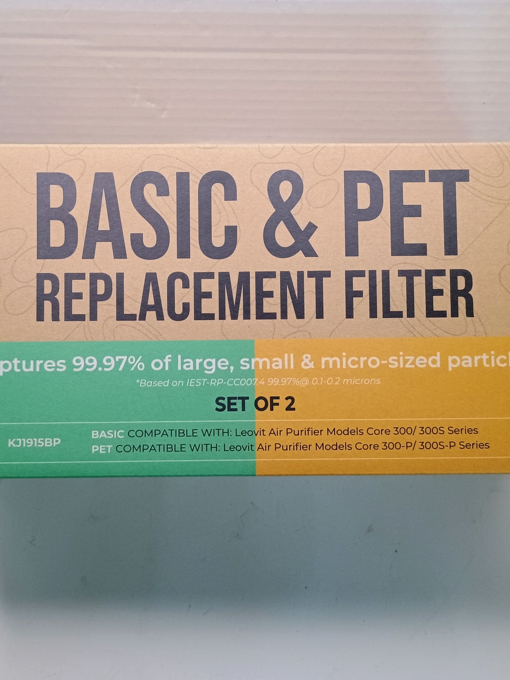2025 Upgraded 2 Pack Basic & Pet Pet Replacement Filter for Levoit 300/300s Core